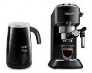 DELONGHI EC 685.BK Dedica Style &ndash; Espresso Siebtr&auml;germaschine + Milchaufsch. 159&euro; (statt 210&euro;)