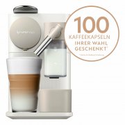 DeLonghi EN 500.W Lattissima One Nespresso Kapselmaschine inkl. 100 Kapseln