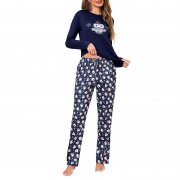 Demegimi Baumwoll-Schlafanzug f&uuml;r Damen im Angebot