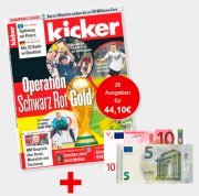 Den kicker 26 mal lesen - effektiv nur 29,10&euro; inkl 15 Euro Barscheck