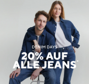 Denim Days mit 20% Rabatt auf alle Jeans bei Tom Tailor