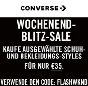 DER OBERHAMMER! Wochenend-Blitz-Sale bei Converse! Ausgew&auml;hlte Styles nur 35,00 Euro!!!