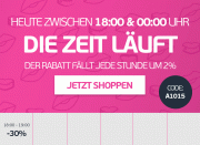 Der Rabatt f&auml;llt jede Stunde bis 00:00 um 2% bei Beate Uhse