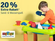Der Sommer ist im Anmarsch! Jetzt 20% Rabatt auf Sand- und Wasserspa&szlig; bei myToys absahnen!