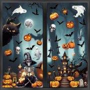 DERAYEE Halloween Fensterdeko nur 1,99&euro;