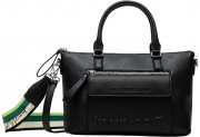 Desigual Bols Embossed Half Logo Pauda Handtasche