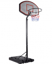 Deuba Mobiler Basketballkorb mit verstellbarer Korbh&ouml;he 257 - max. 305cm Wettkampfh&ouml;he