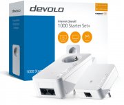 DEVOLO 1000 Starter Set+ Kombi aus 1000+ und 1000mini Powerline f&uuml;r 39,99 Euro