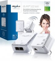 devolo dLAN 500 WiFi Starter Kit f&uuml;r 59,90&euro; statt 70,90&euro;