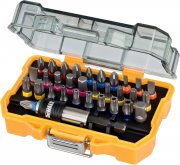 DeWalt DT7969 32-teiliges Schrauberbit-Set mit Farbcodierung inkl. Schnellwechsel-Bithalter