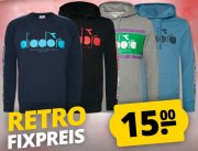 Diadora Herren Sweatshirts 100% Baumwolle in 10 Varianten