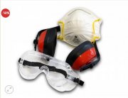 Dickies Worker Sicherheits-Pack 3 teilig (Geh&ouml;rschutz, Mundschutz, Brille) f&uuml;r 9,99&euro; statt 14,54&euro;