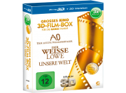 Die 3D Family-Box (Der wei&szlig;e L&ouml;we, AO - Der letzte Neandertaler, Unsere Welt) - (3D Blu-ray)