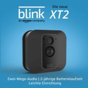Die neue Blink XT2 Smarte Sicherheitskamera f&uuml;r den Au&szlig;en- und Innenbereich mit Cloud-Speicher
