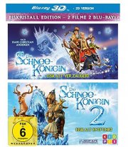 Die Schneek&ouml;nigin 3D 1+2 &ndash; Box [2 Blu-rays 3D] f&uuml;r 6.99 Euro