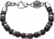 Diesel Herren Armband mit schwarzen Perlen f&uuml;r unter 45&euro;