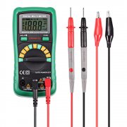 Digital Multimeter mit Sicherheitsschutz, Auto-Off-Funktion und Hintergrundbeleuchtung f&uuml;r 9.99&euro; 