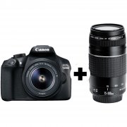 Digitale Spiegelreflexkamera Canon EOS 1300D Kit 18-55 mm + 75-300 mm f&uuml;r 366&euro; statt 370,99&euro;