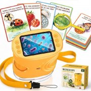 Digitales Mikroskop f&uuml;r Kinder - 1000x Vergr&ouml;&szlig;erung mit Display & Karten f&uuml;r nur 25,49&euro;