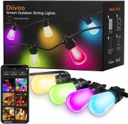 Diivoo 15 Meter Outdoor LED Lichterkette mit APP