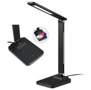 Dimmbare LED Schreibtischlampe mit Qi-Ladestation von Aukey mit Gutscheincode nur 27,99 Euro
