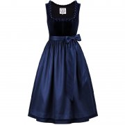 DIRNDLSTERN Dirndlkleid Blau Samt Midi 70cm Gr. 36 f&uuml;r ca. 99&euro;