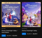 Disney Dreamlight Valley (PC / Steam) | (Standard) 29,99&euro; statt 39,99&euro; | (Gold) 45,49&euro; statt 69,99&euro;