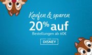 Disney Shop - 20% Rabatt ab 60&euro; Bestellwert auf ausgew&auml;hlte Artikel