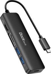 Dockteck MicroSD, USB 3.0 Typ A, HDMI, USB-C Hub