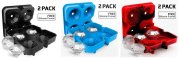 Doctor Hetzner &ndash; 2er-Pack Silikonformen f&uuml;r je 4 Diamant-Eisw&uuml;rfel nur 5,98&euro;