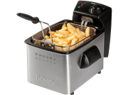 DOMO DO464FR Edelstahl Friteuse 3 Liter