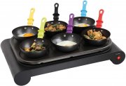 DomoClip 3-in-1 Crepes Maker, 6er Party Wok Set und Elektro-Grill
