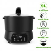 Doppelschicht Airfryer mit digitalem Display und Glass Sichtfenster,Deluxe Antihaft-Zubeh&ouml;rset