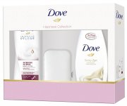 Dove Geschenkset Duschgel Seidig Zart & Bodylotion Intensive mit Nagelset