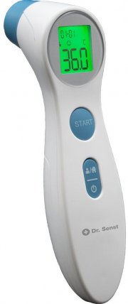 Dr. Senst 2in1 Stirn-Thermometer mit Infrarot-Sensor