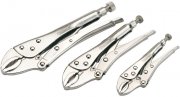 Draper 3-teiliges Gripzangen-Set abgerundete Backen