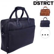 DSTRCT Fletcher Laptoptasche aus Leder in 2 Farben