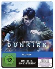Dunkirk Limited Steelbook Edition (Blu-ray + Bonus Blu-ray + UV Copy) f&uuml;r 9&euro; inkl. Versand