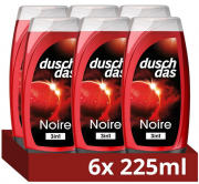 Duschdas Noire 6x225 ml 3-in-1 Duschgel & Shampoo