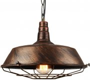 DUTISON Industrielle Vintage Pendelleuchte mit E27 Lampenfassung