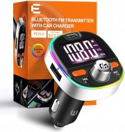 E T Bluetooth FM Transmitter mit Freisprecheinrichtung und Siri Google Assitant