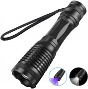 Eageroo 5 Modi LED Taschenlampe mit UV Schwarzlicht