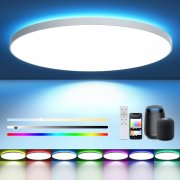 EASY EAGLE RGB LED Deckenleuchte mit Fernbedienung, App und Alexa/Google Sprachsteuerung