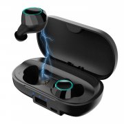 EasyAcc True Wireless Kopfh&ouml;rer, Bluetooth 5.0 Headset 2600mAh-Ladebox, IPX6