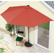 EASYmaxx Ampelschirm halbrund oder rechteckig in 2 Farben