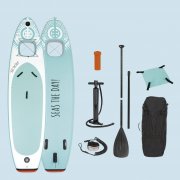 EASYmaxx Stand-Up- Paddle-Board SUP inkl. Tragetasche, Reparatur-Kit & Luftpumpe