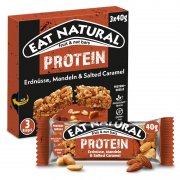 Eat Natural Proteinriegel (Erdnuss, Mandel, Caramel) zum halben Preis bei Amazon
