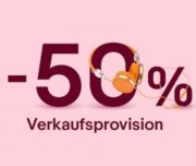Ebay Verkaufsaktion -50% Provision 