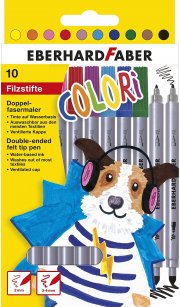 Eberhard Faber 550010 - Doppelfasermaler, 10er Kartonetui f&uuml;r 1,29&euro;