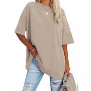Ebifin Oversize T-Shirt in Khaki (XXL) f&uuml;r nur 10,99&euro; bei Amazon